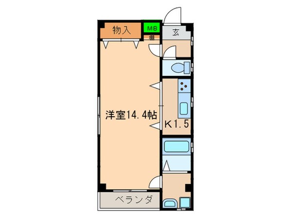 マリポ－ザ３３０の物件間取画像